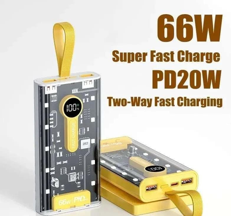 20,000 mAh power Bank 66W Fast Charging - 1